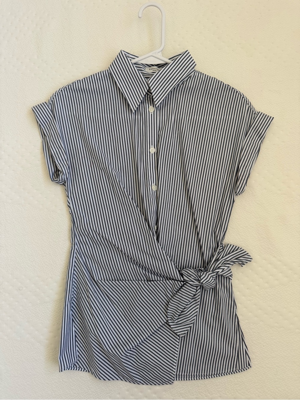 Aritzia Babaton Blueprint Poplin Top